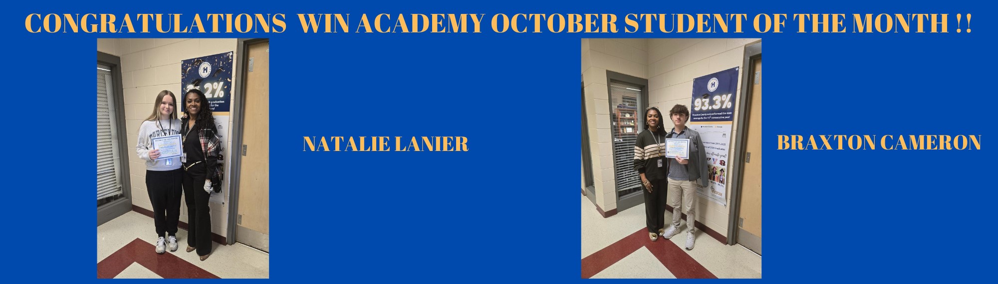 October Student of the Month