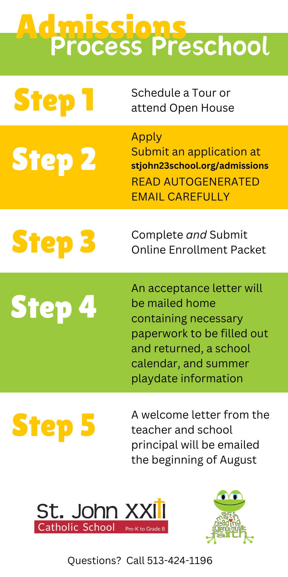 Preschool Admissions