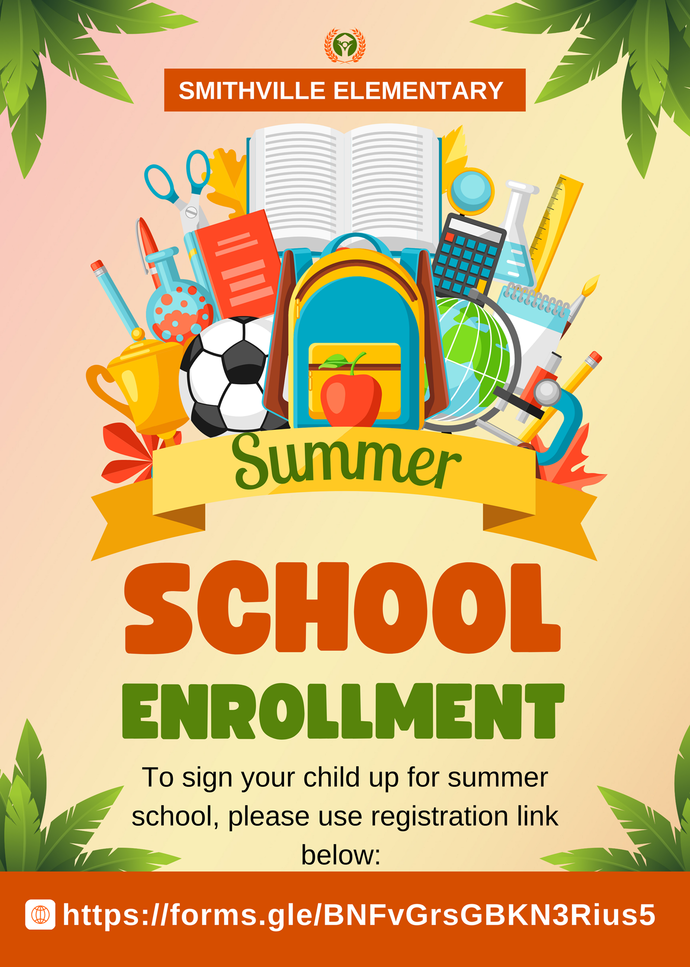 Click the image to register for summer school