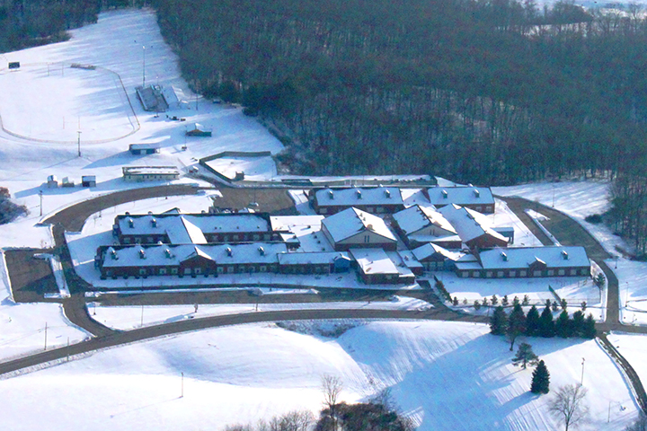 January 2012 aerial front view