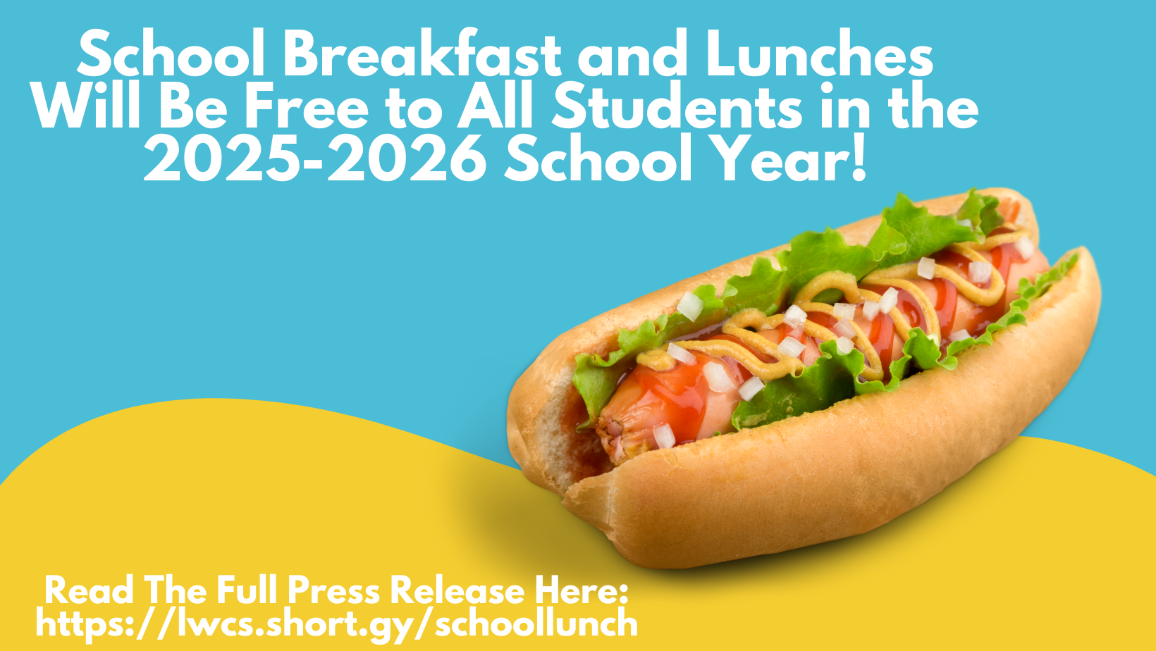 School Lunch Announcement