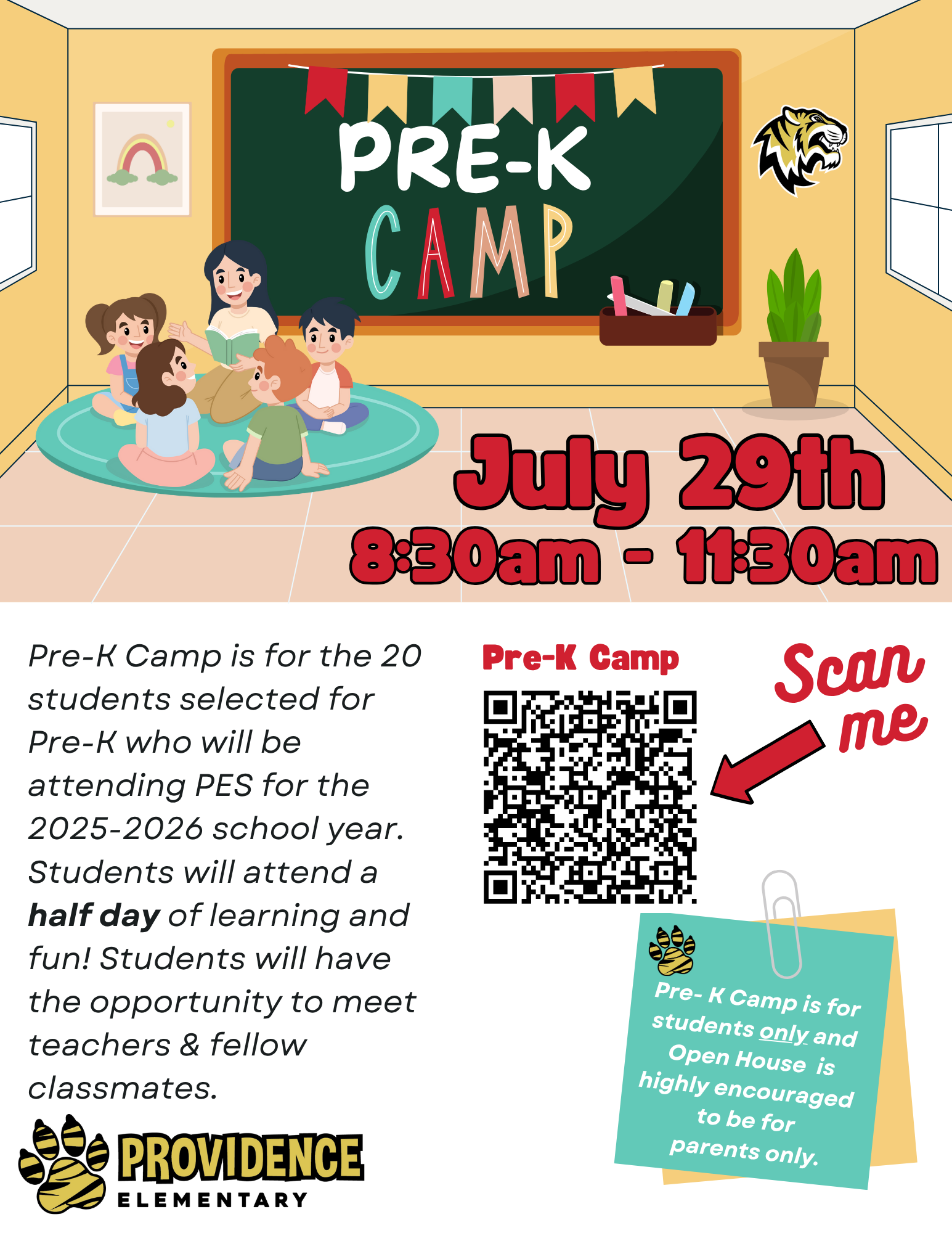 PreK Camp Flyer