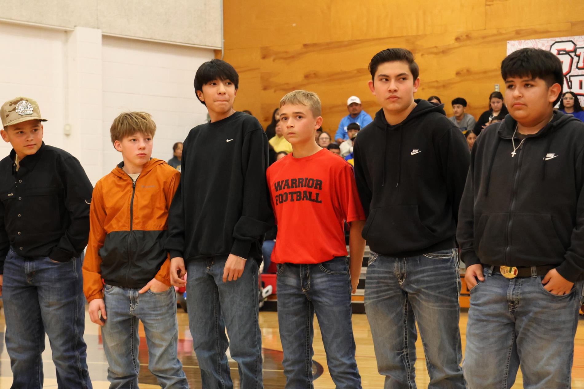 Middle School Recognition - Halftime 1.16.26