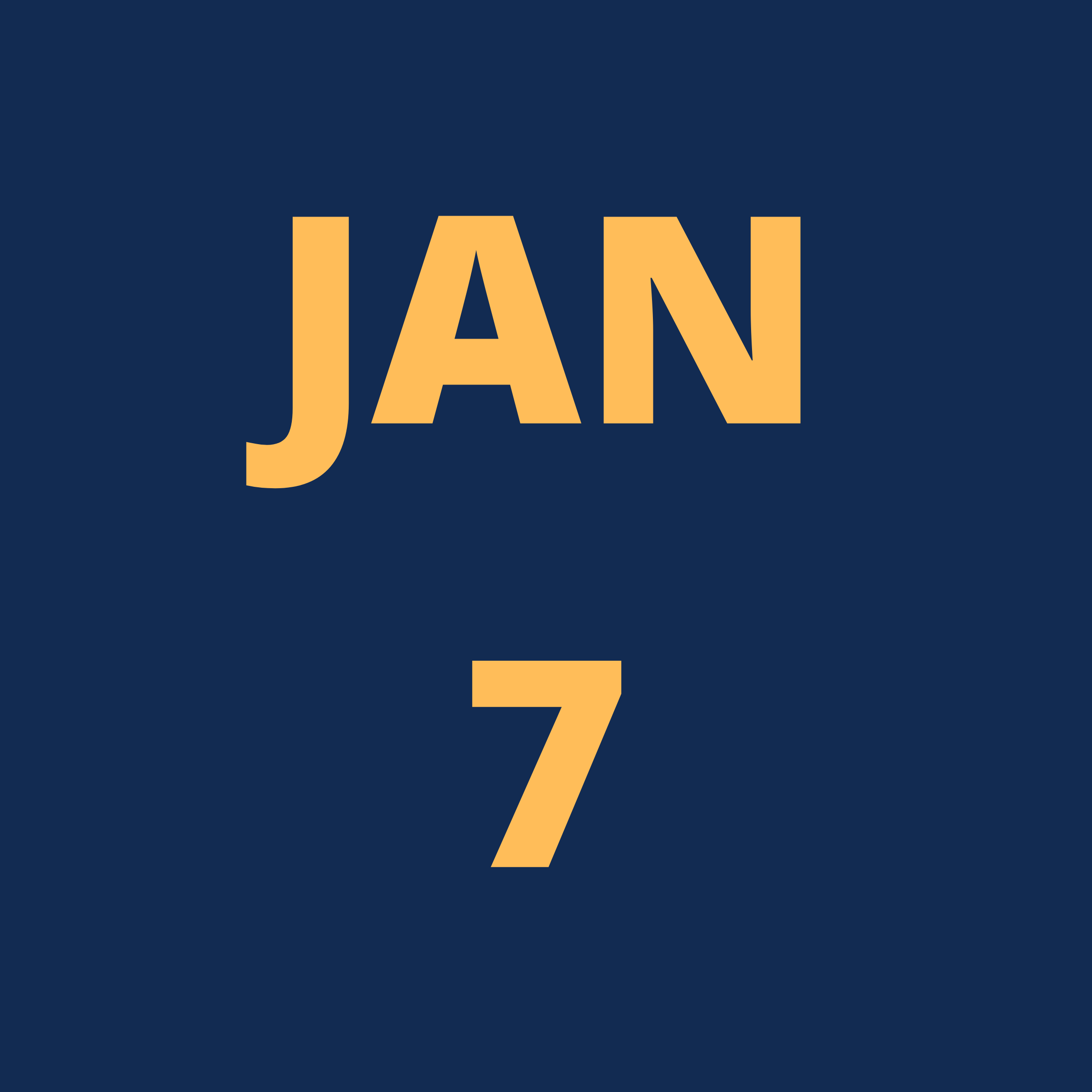 Jan 7 Calendar Tile