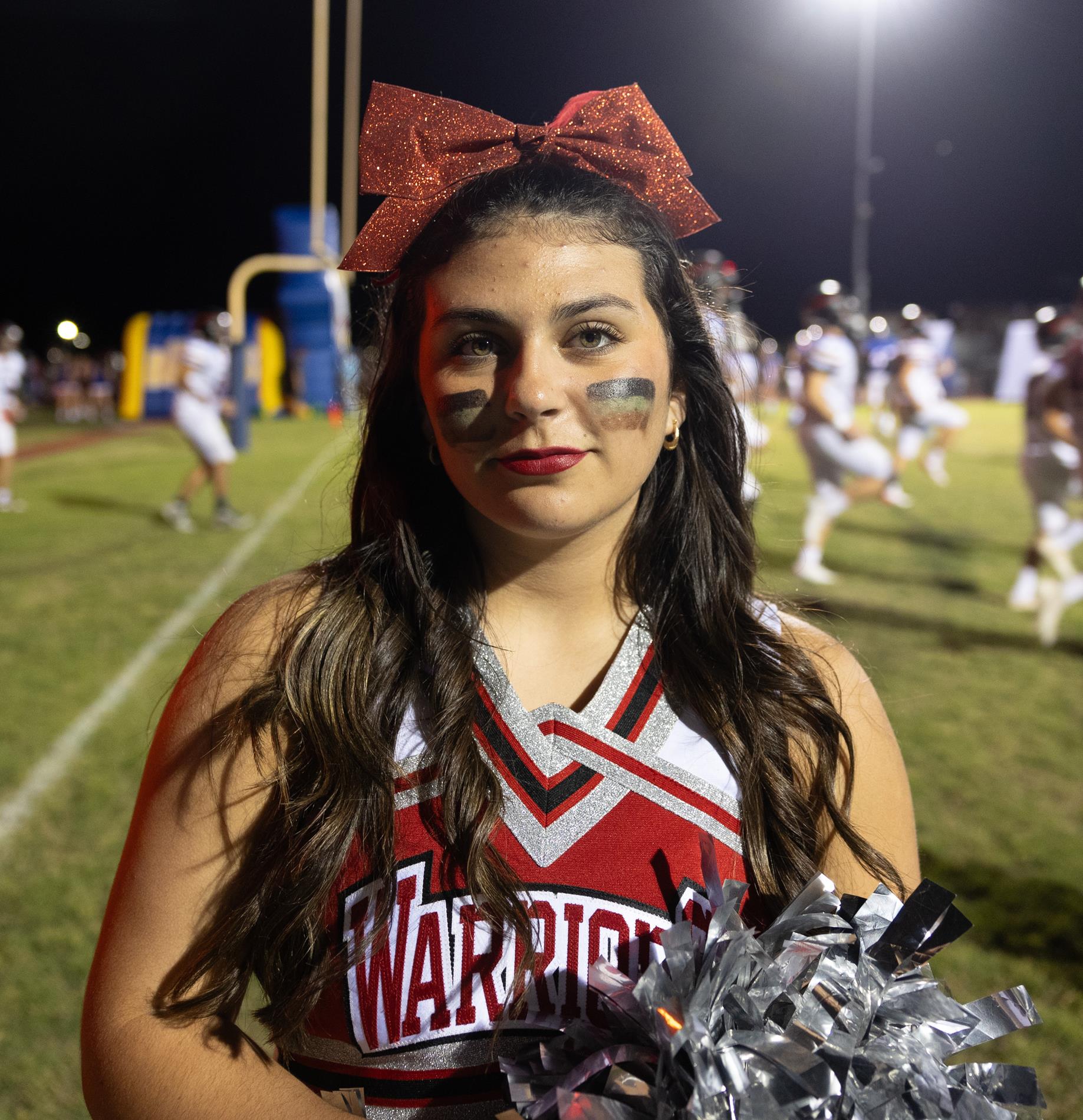 Ingram Tom Moore cheerleaders at Comfort High School