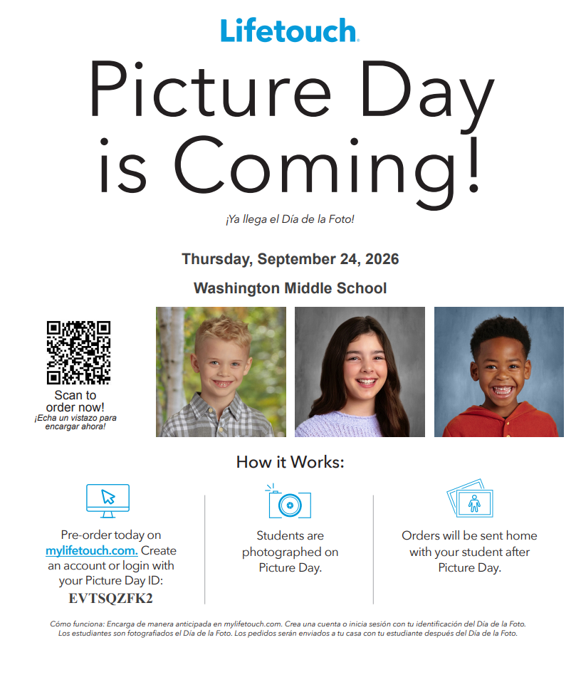 Picture Day Flyer 9/24
