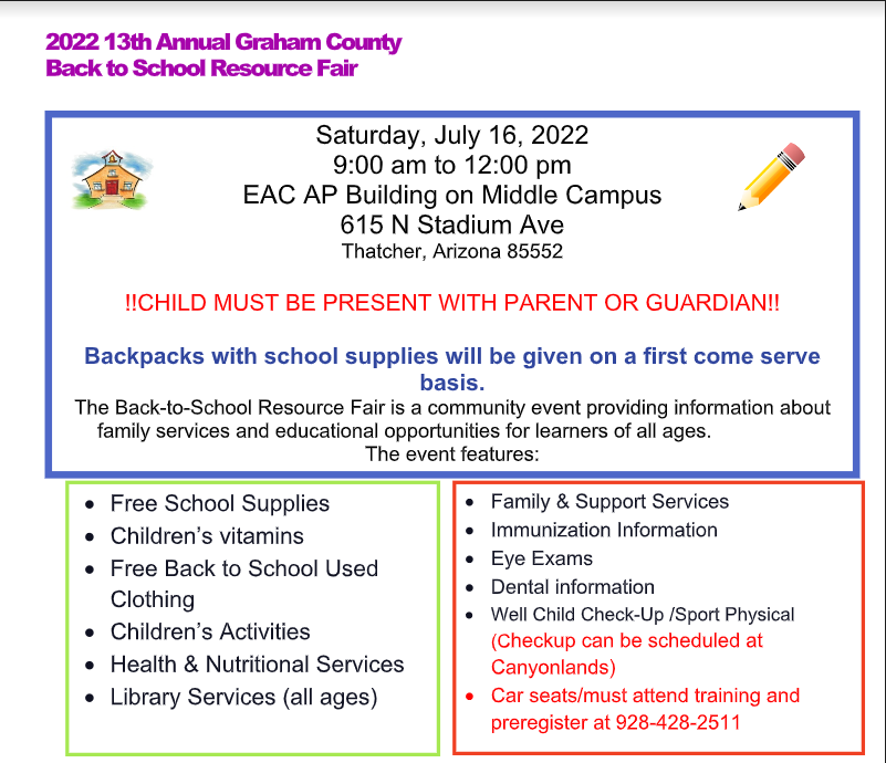 2022 Graham County Resource Fair