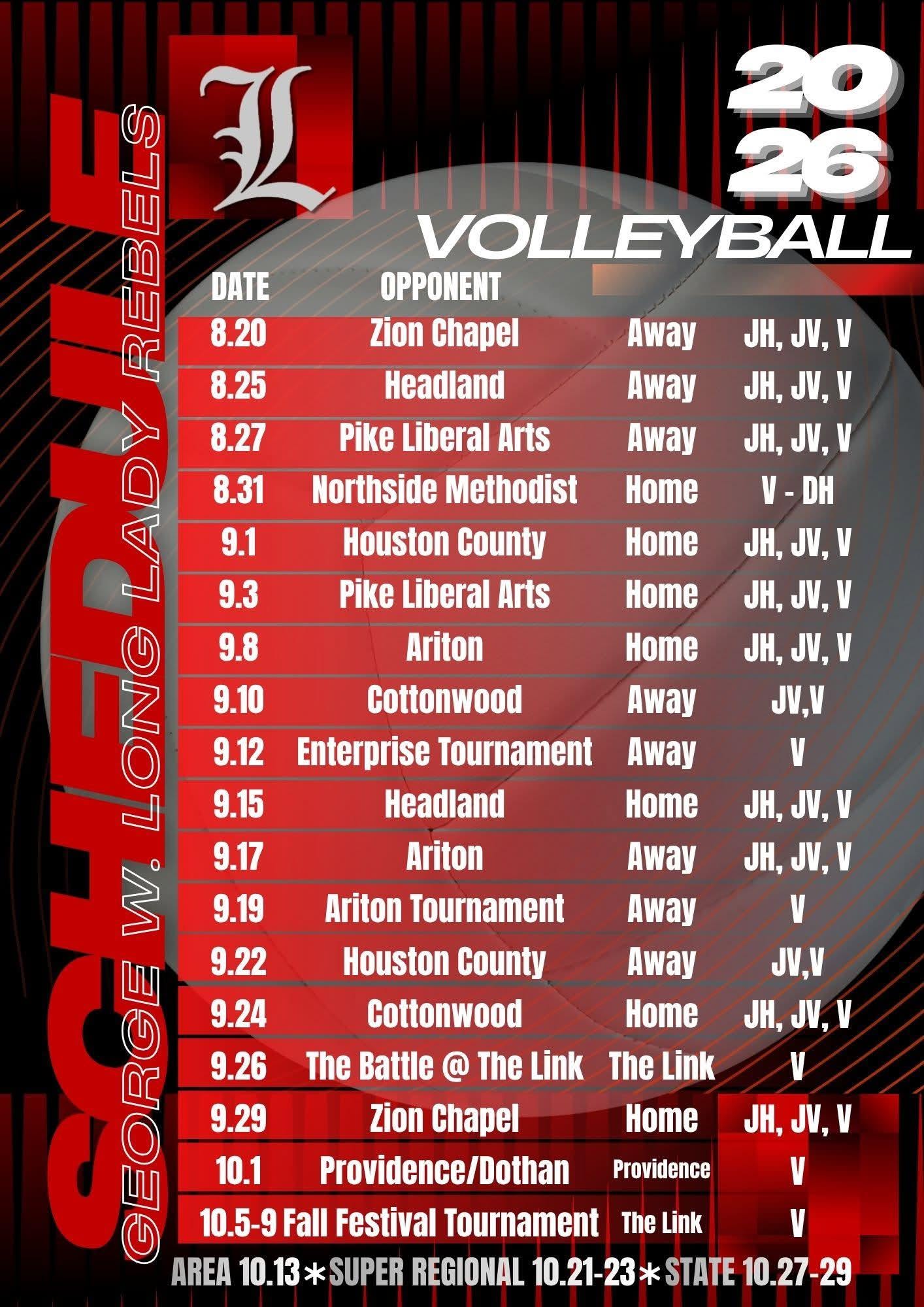 VB Schedule