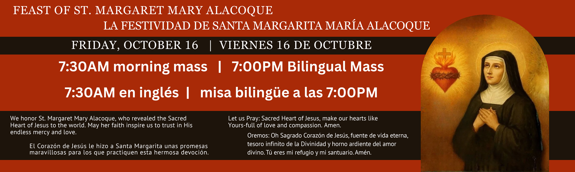 St Margaret Mary Alocoque