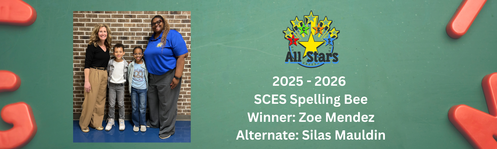 2025-2026 Spelling Bee Winner