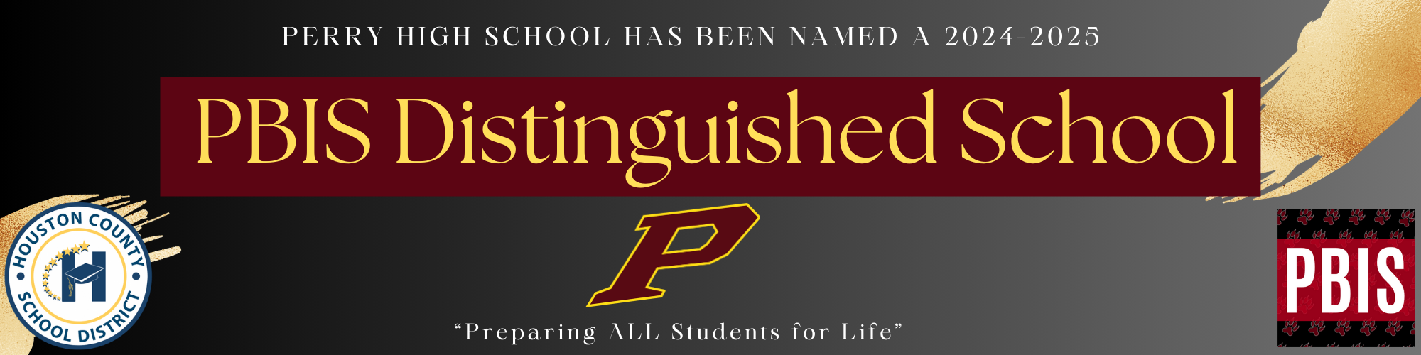 PHS named a PBIS Distinguished School 2024-2025