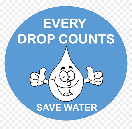 Every drop counts - save water