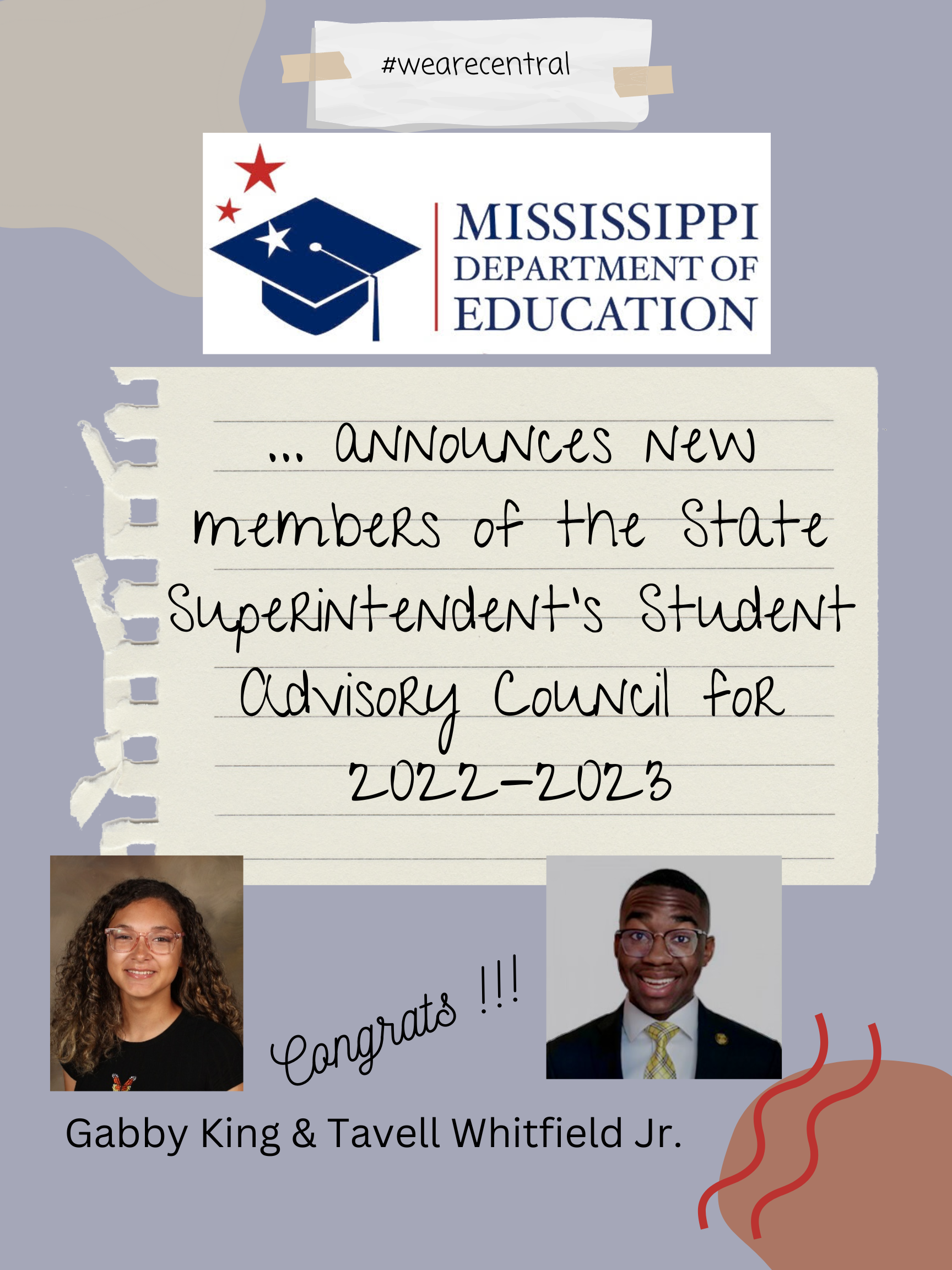 State Superintendent Student Advisory Council 2022-2023