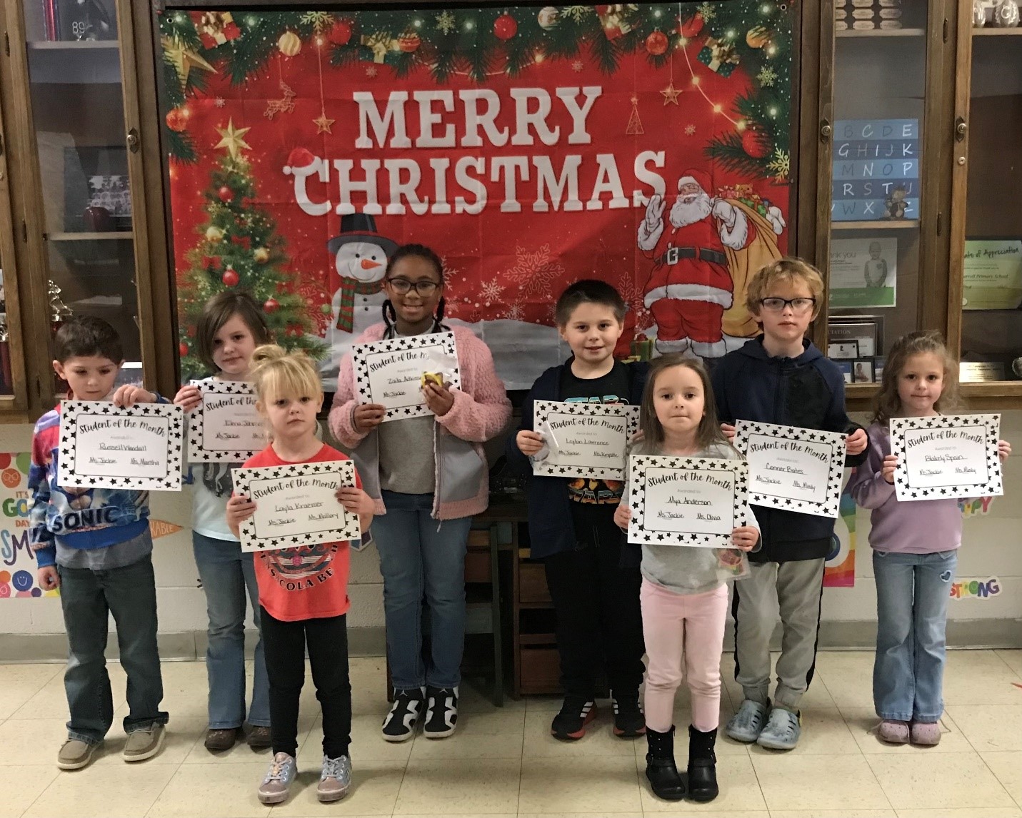 These students have been selected as role models among their peers by their teachers, faculty, and staff. They have demonstrated remarkable academic progress and exemplary behavior.