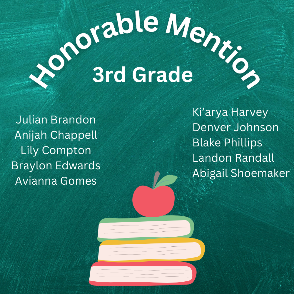 3rd Grade Honorable Mention