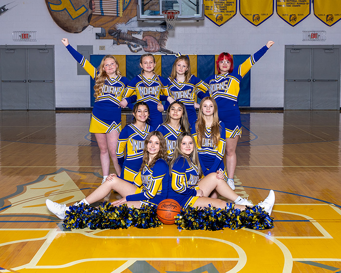 2025 - 2026 JH Basketball Cheerleaders