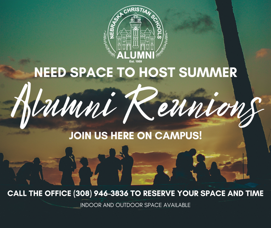 flyer for homecoming space to host reunions