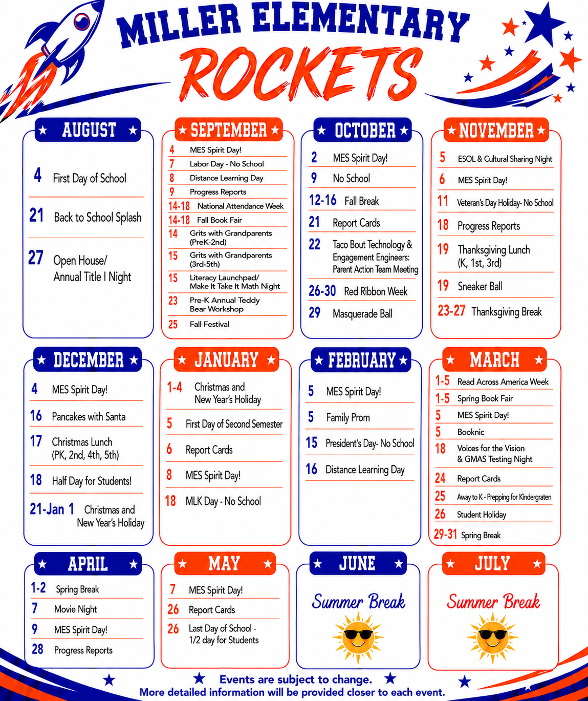 Events Calendar