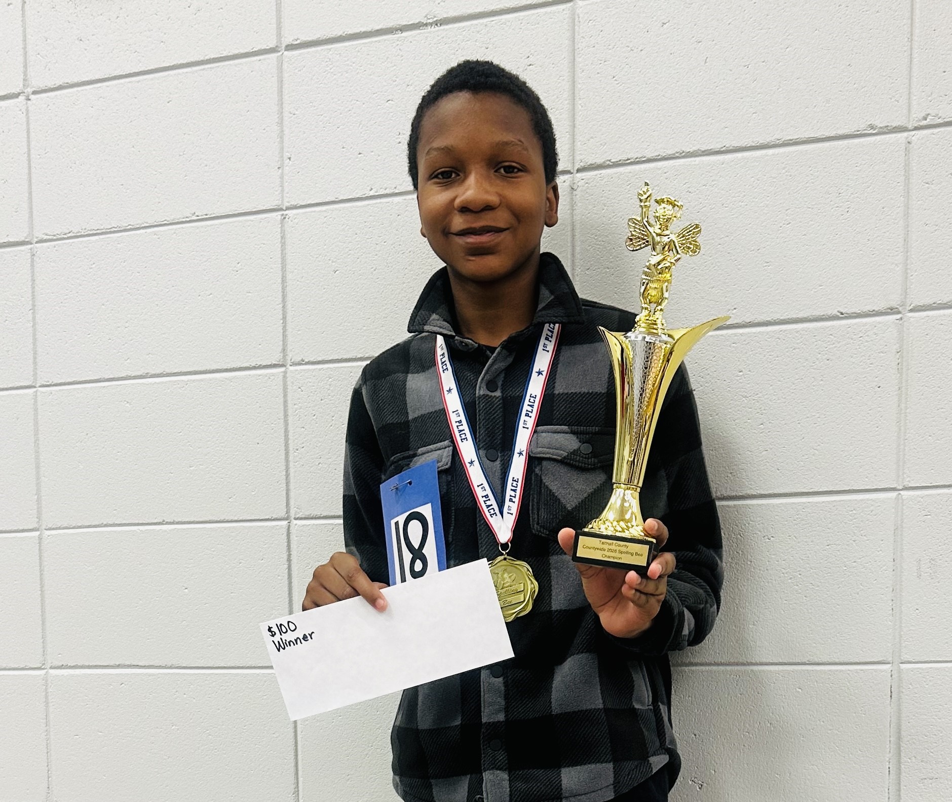 Patrick Charles - Spelling Bee Winner