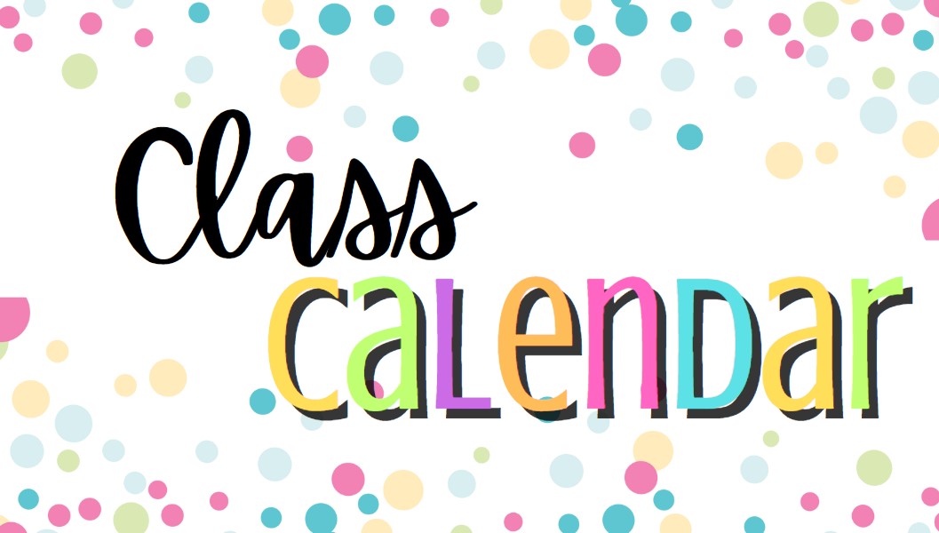 class calendar title