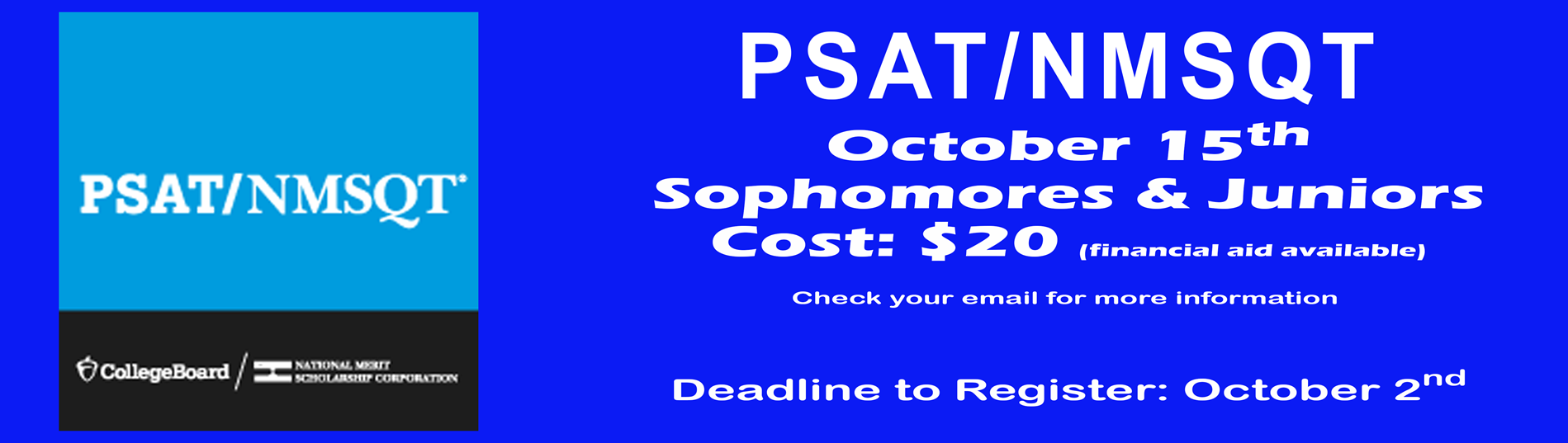 PSAT/NMSQT Exam Information
