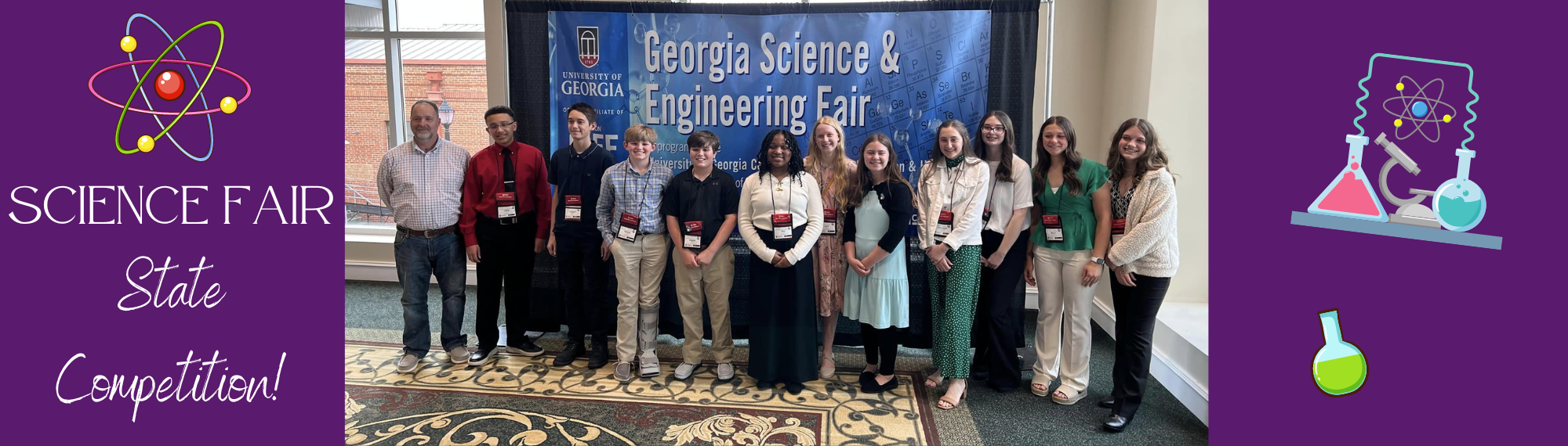 Science Fair State Competition group photo