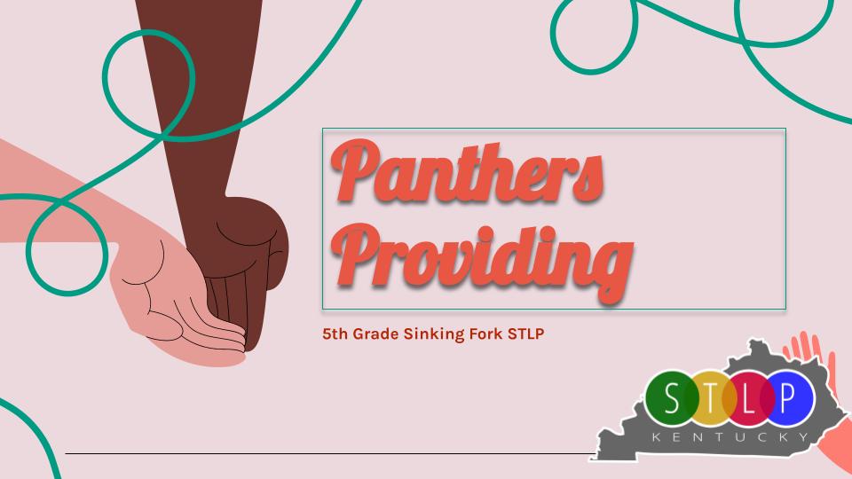 Panthers Providing - 5th Grade 