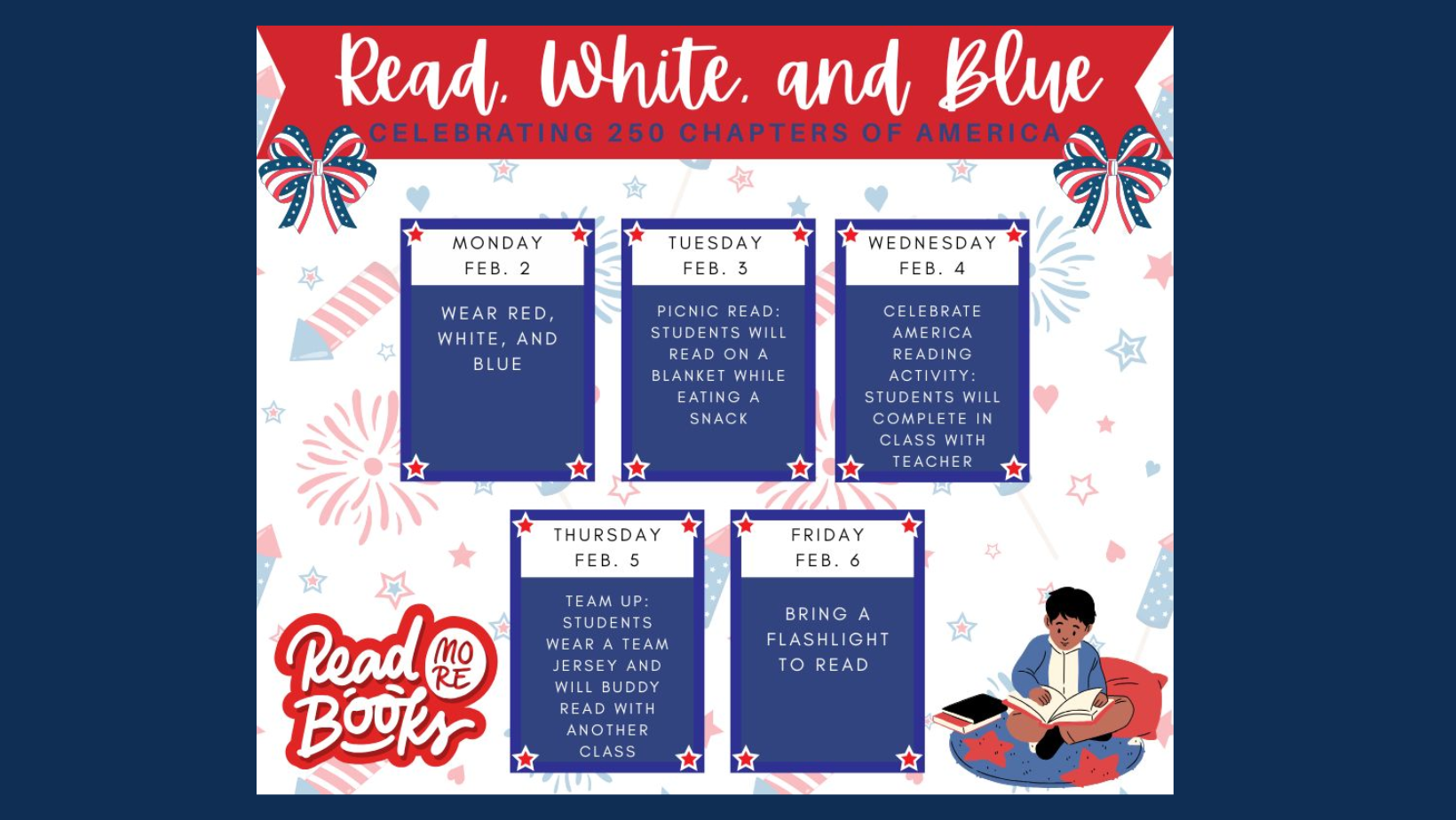 Literacy Week Activities by Day