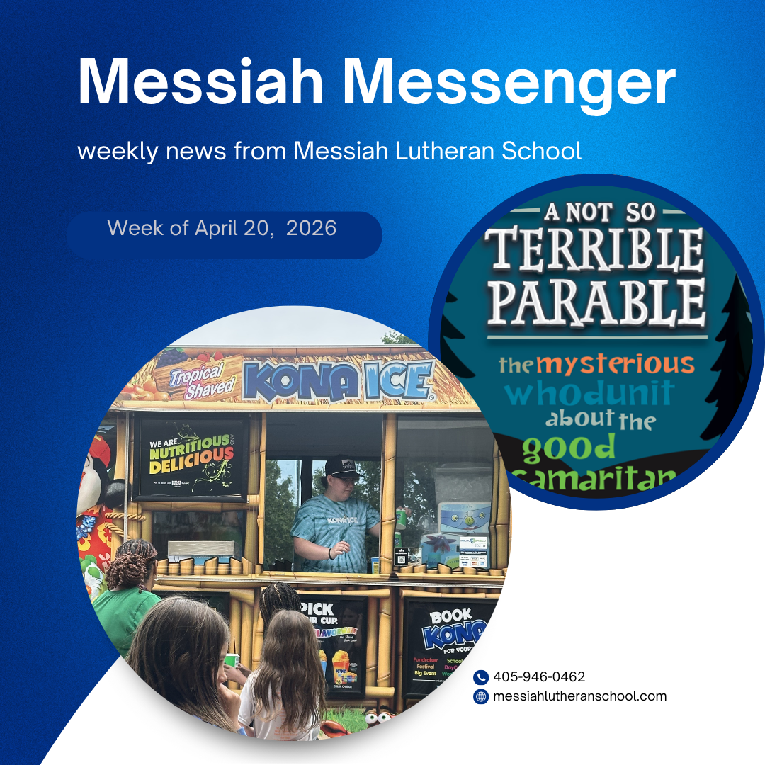 Messiah Messenger for the week of April 20, 2026