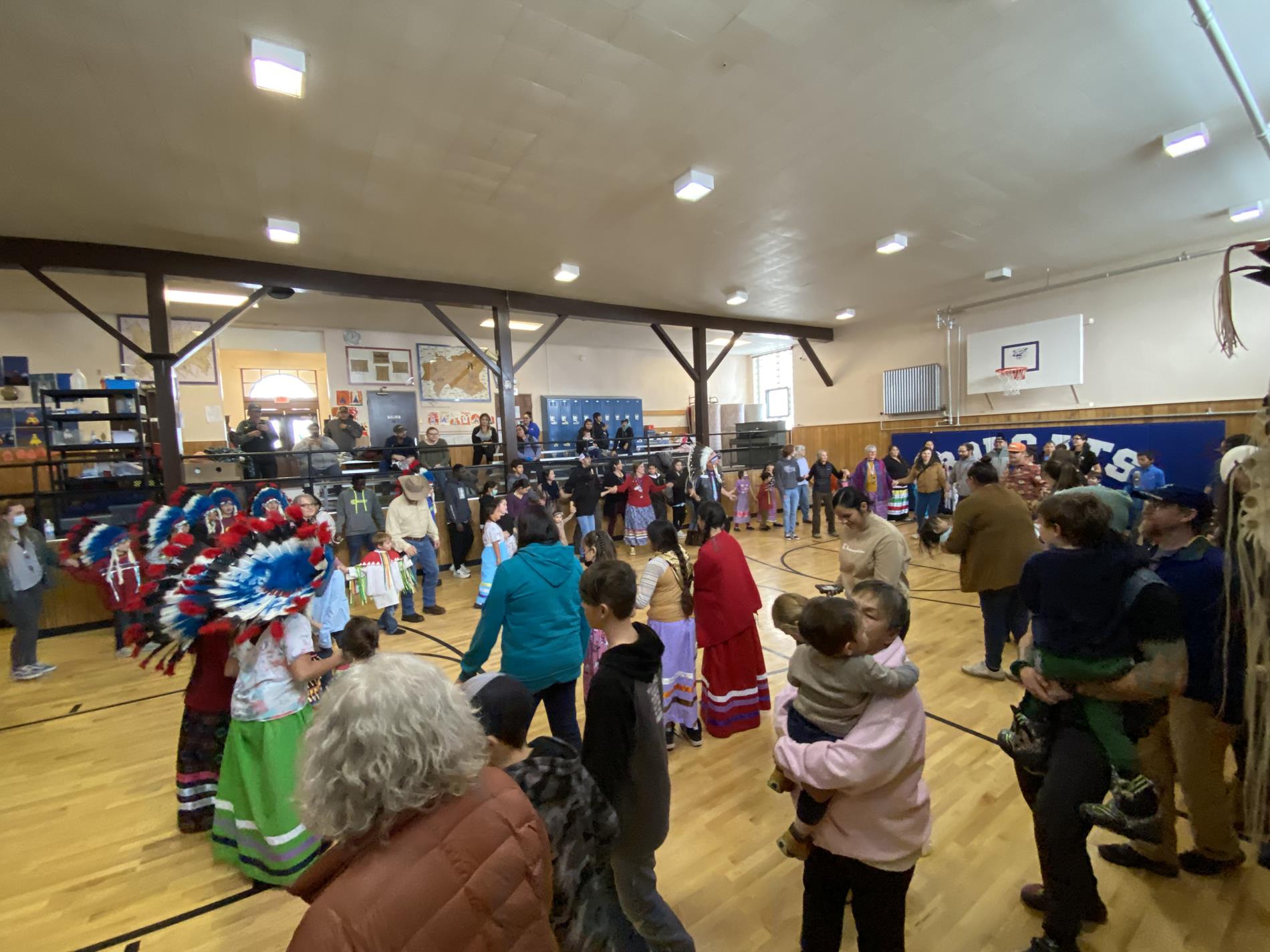 Students Participate in Mini Pow-Wow