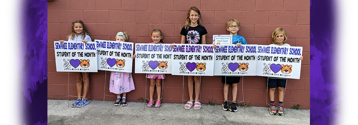 image of August students of the month