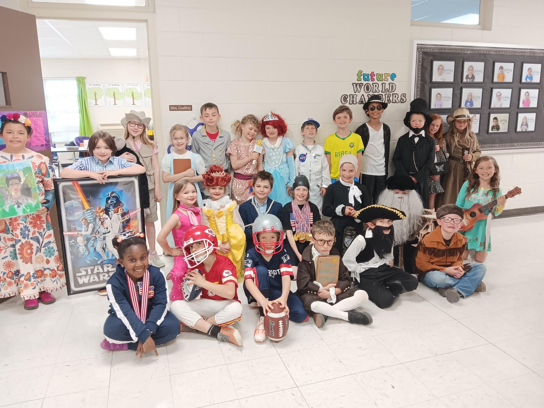 2nd graders wax museum