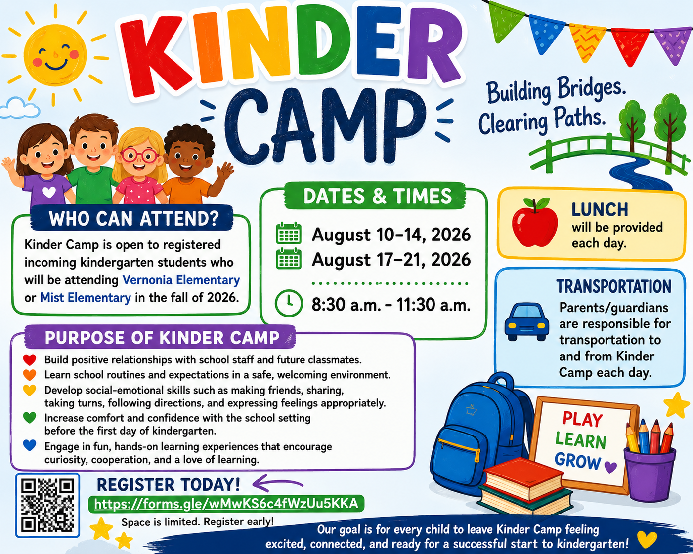 Kindercamp Flyer