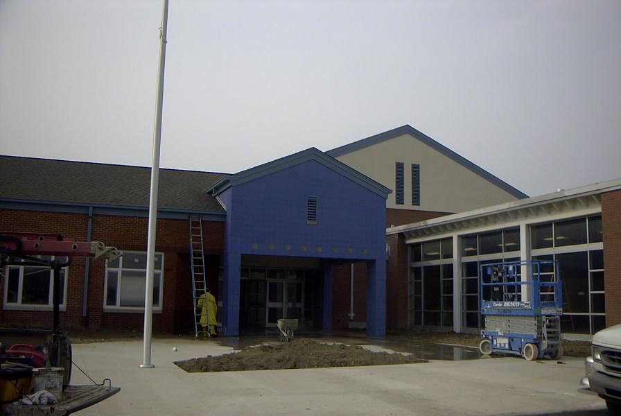 front of school