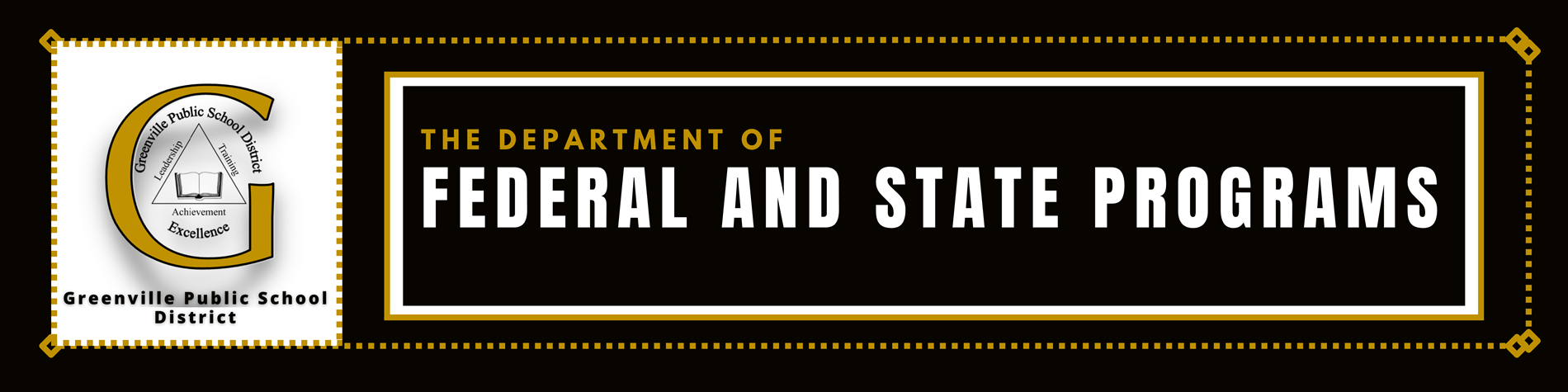 Federal and State Programs Banner