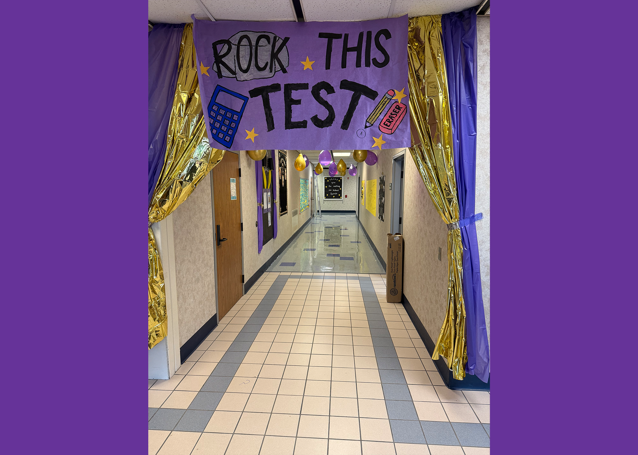 PSSA Decorated Hallway