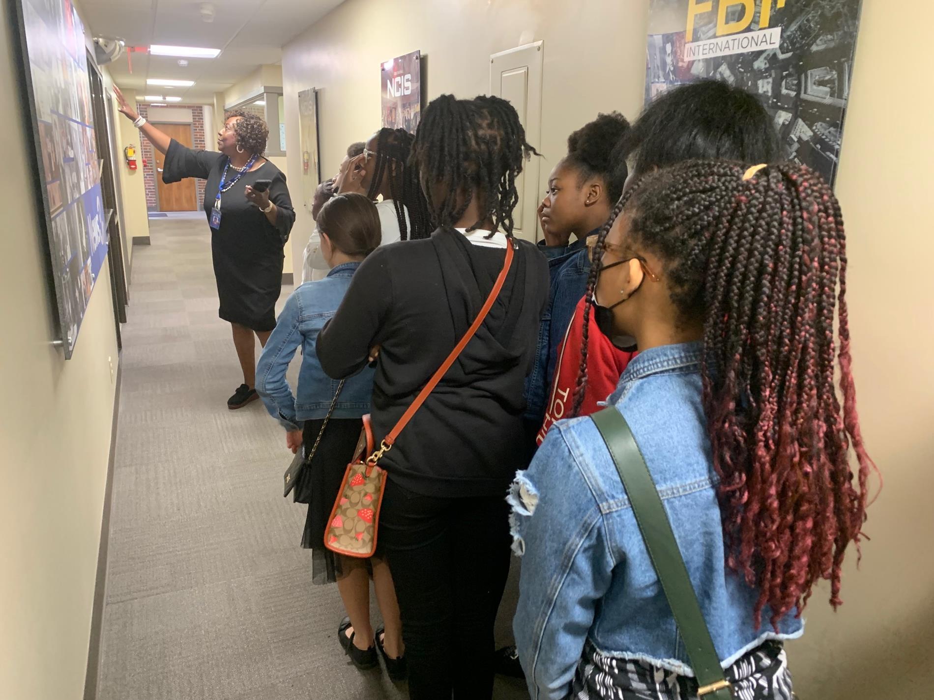 The Stewart County Schools’ Journalism Club visited WRBL 