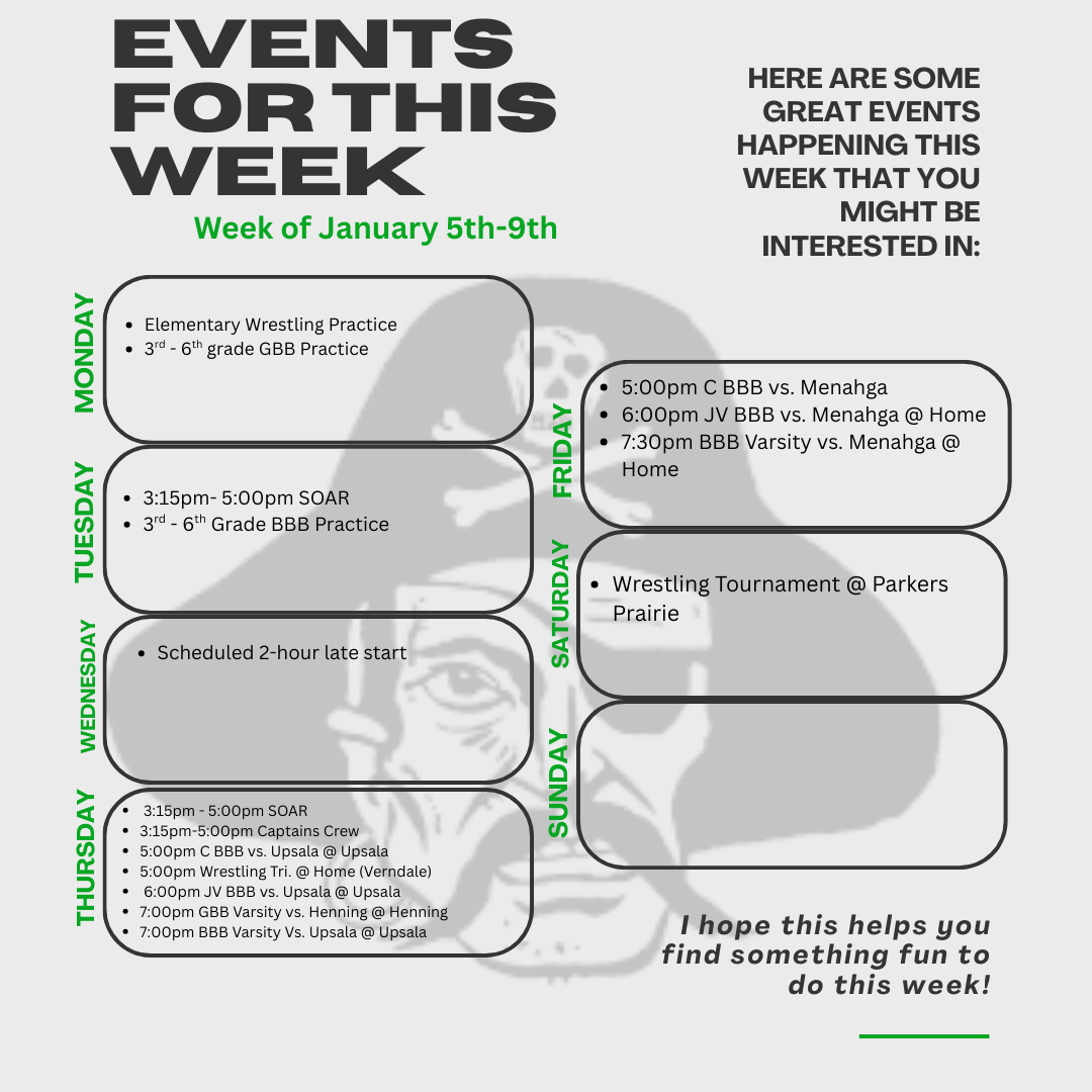events happening this week 