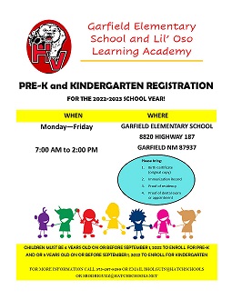 PreK & Kindergarten Registrations