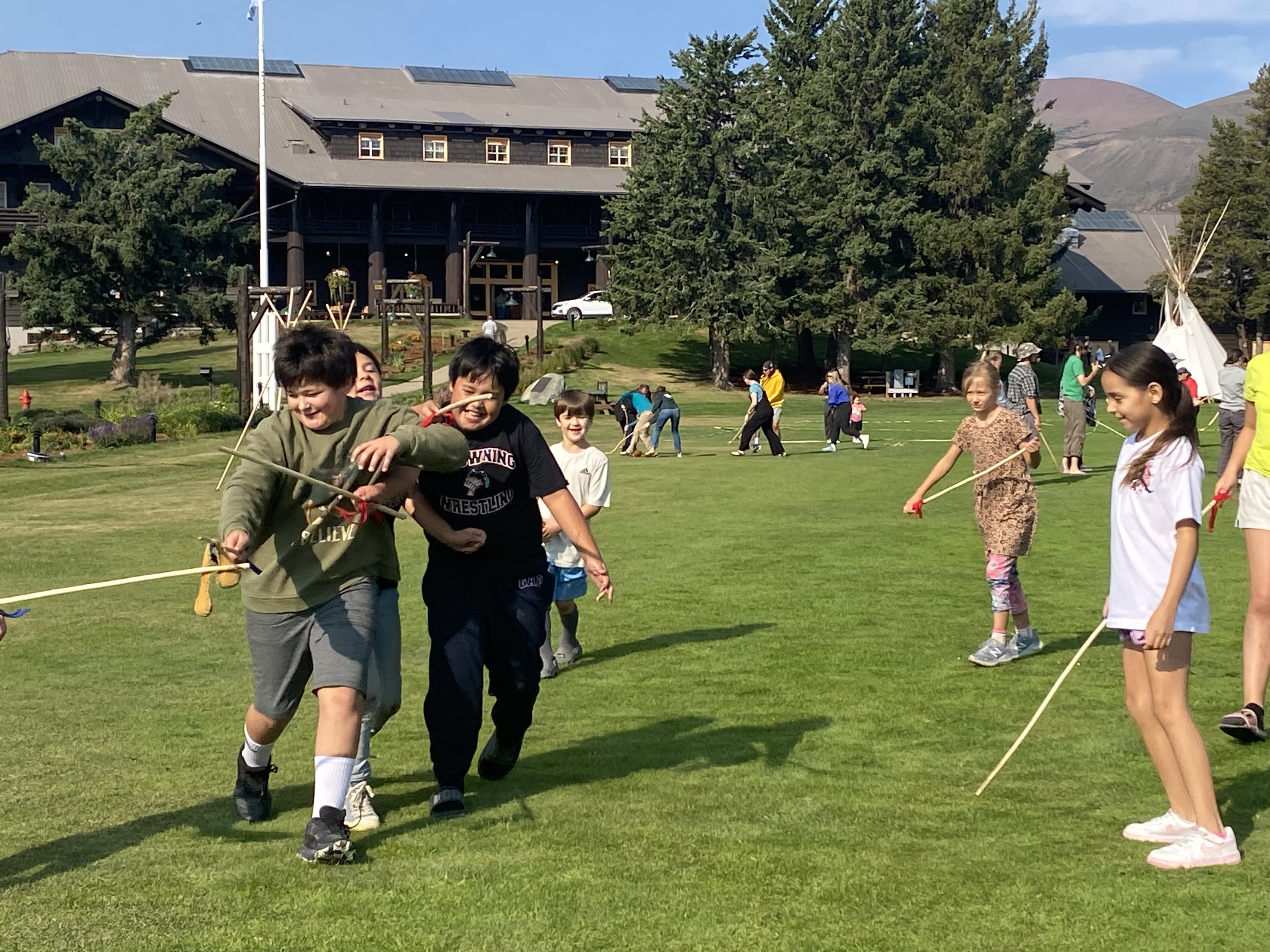 Family Games at the Lodge