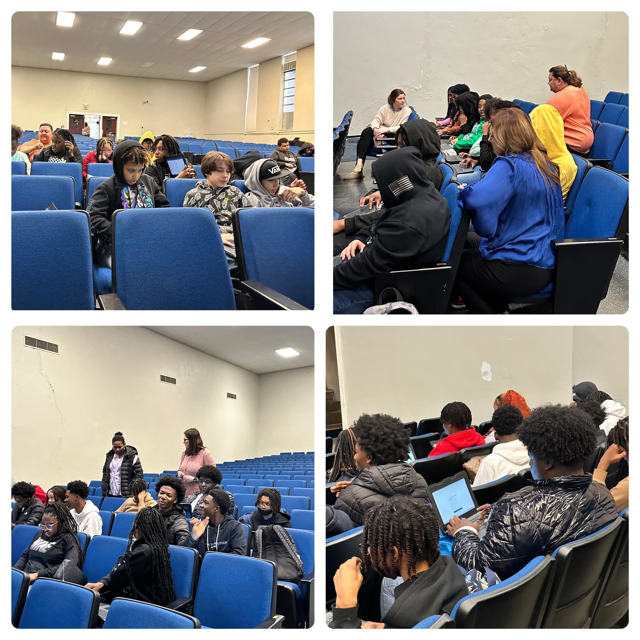 Students in grades 7-12 met with Mrs. Alicia Thompson and Mrs. Kaitlyn Cox from the Myers Briggs Company today to investigate their career interests through the VitaNavis Platform. This is the kickstart to our commitment that every student that leaves Ashland High School will be prepared for their next step in life, no matter if it’s to a career, technical/trade school, or college or university. Huge thanks to the teachers, AHS counselor- Mrs. Teresa Elam, career coach- Ms. Meg Thomas, teacher- Ms. Jessica Terry, and curriculum coordinator - Amanda Ford for helping get the students log in and navigate through the platform!