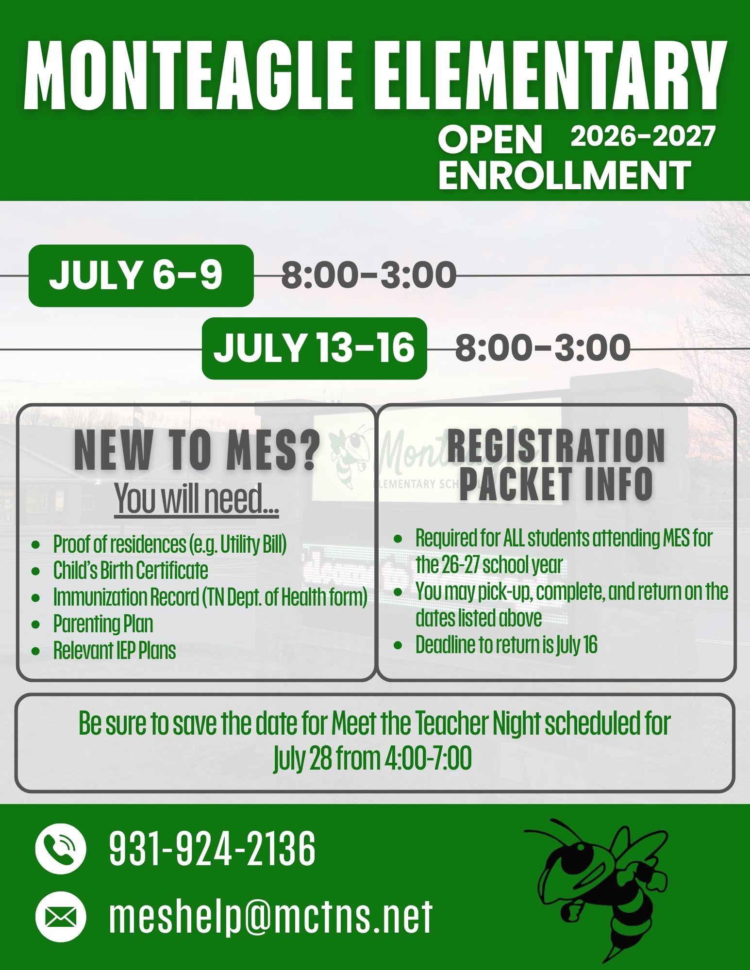 Open Enrollment Information Open Enrollment Information