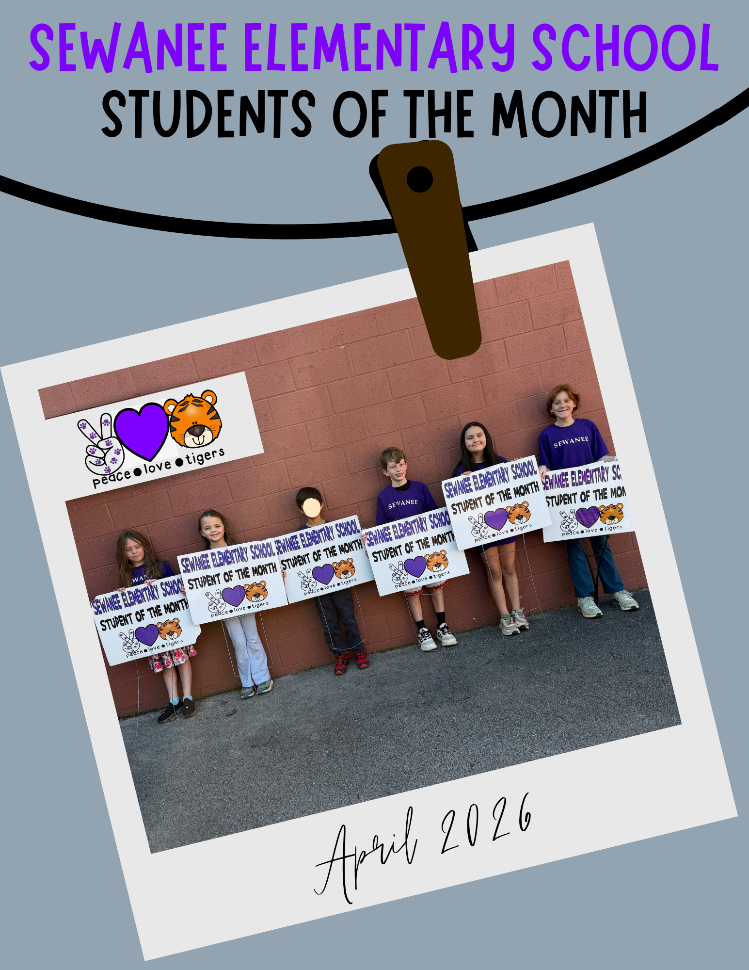 Students of the Month for April 2026