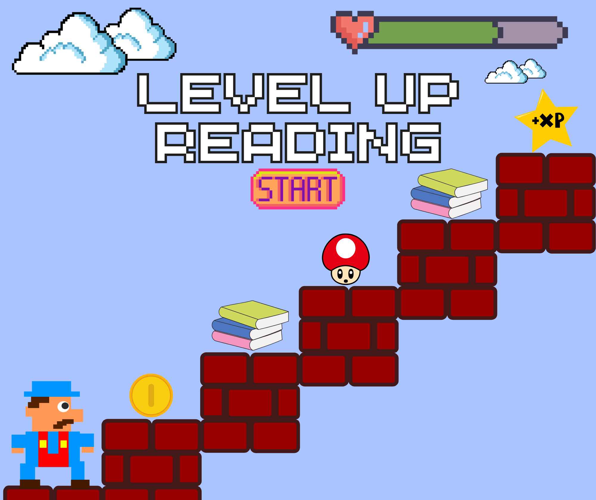 Level Up with Reading Logo Level Up with Reading Logo