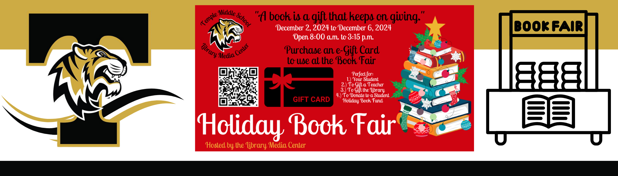 Holiday School Book Fair December 2nd to December 6th