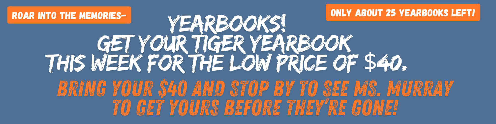 Yearbook Sale