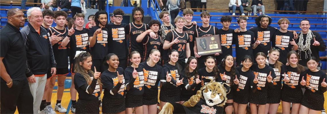 BHS Boys Basketball Sectional Champions 2024