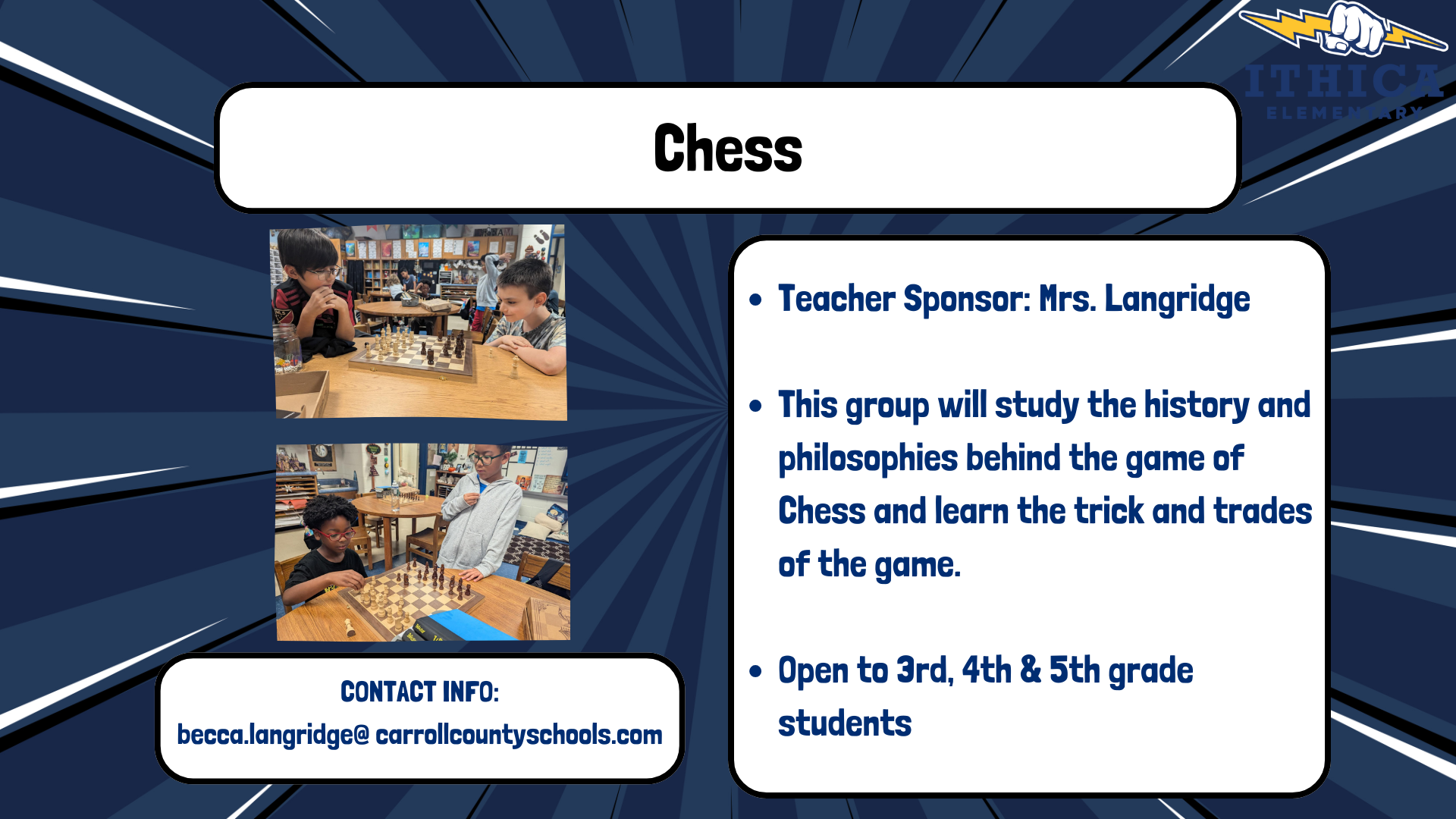 Chess Club Flyer