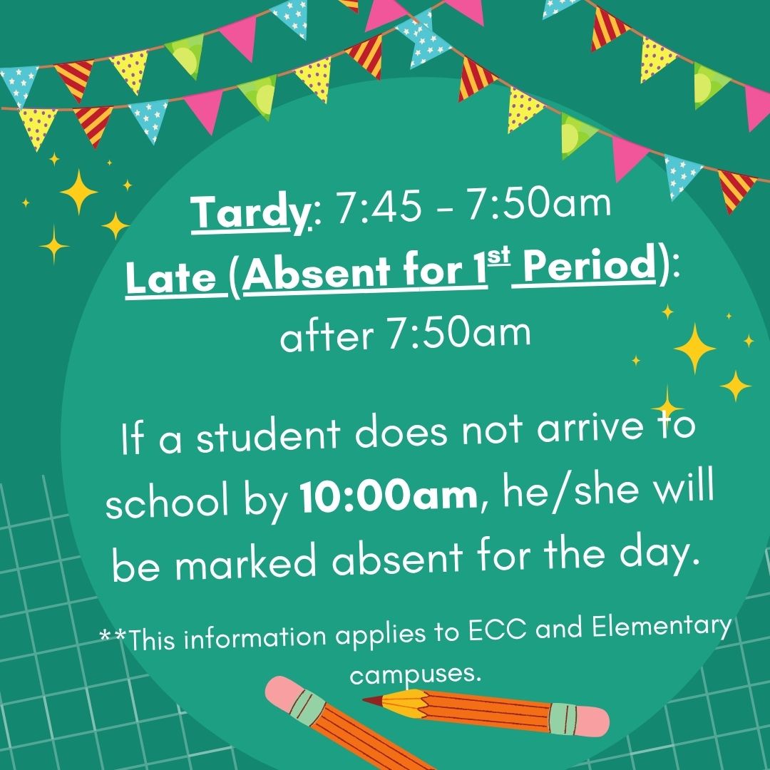 Tardy Schedule