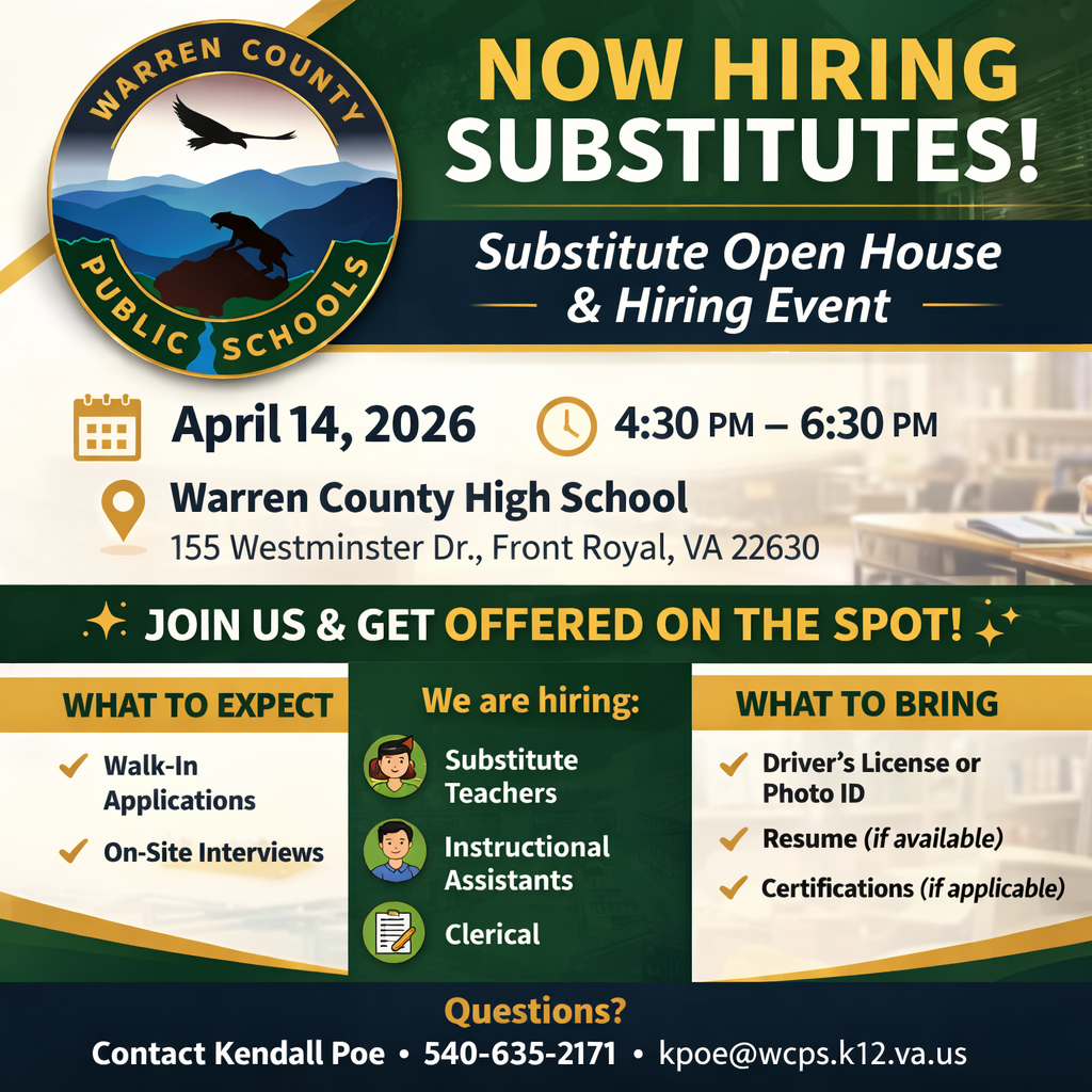 Hiring Event for Substitutes